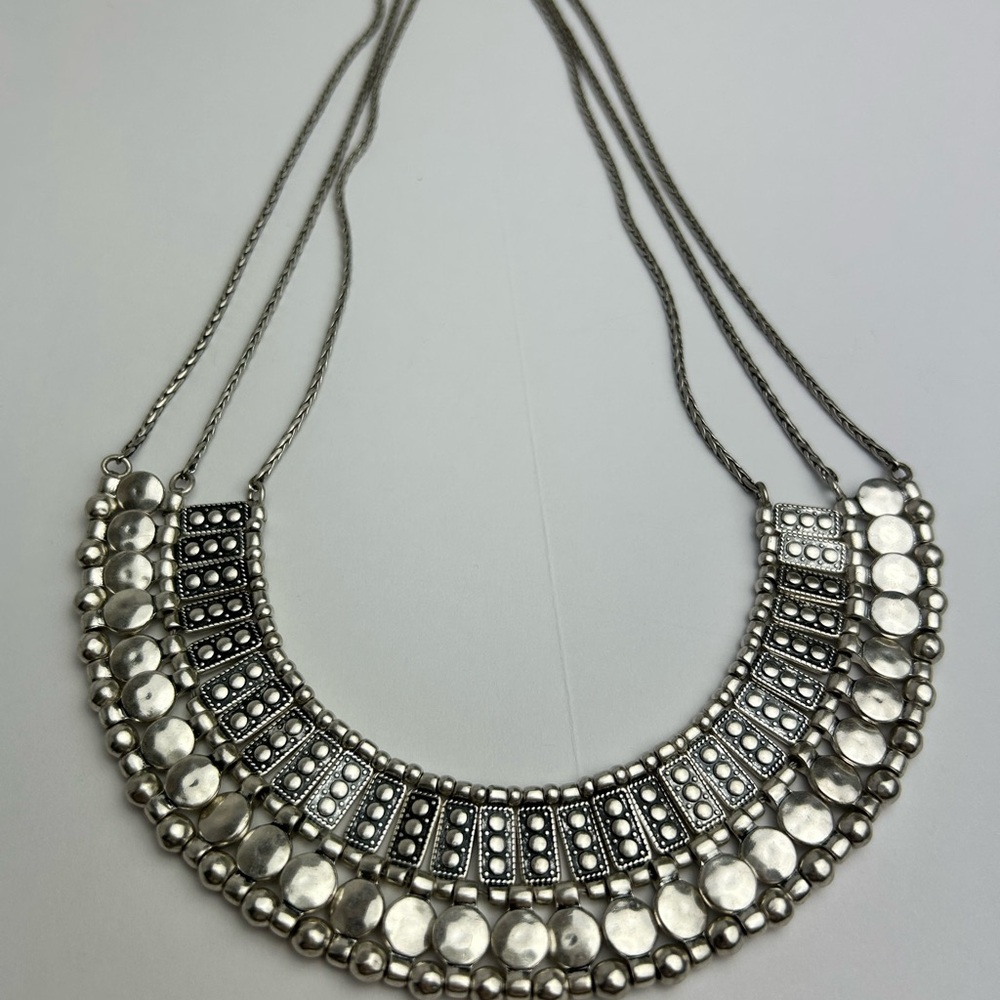 Lucky Brand Silver Statement Necklace